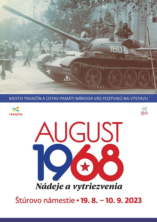 Obrázok plagátu k výstave August 1968: Nádeje a vytriezvenia